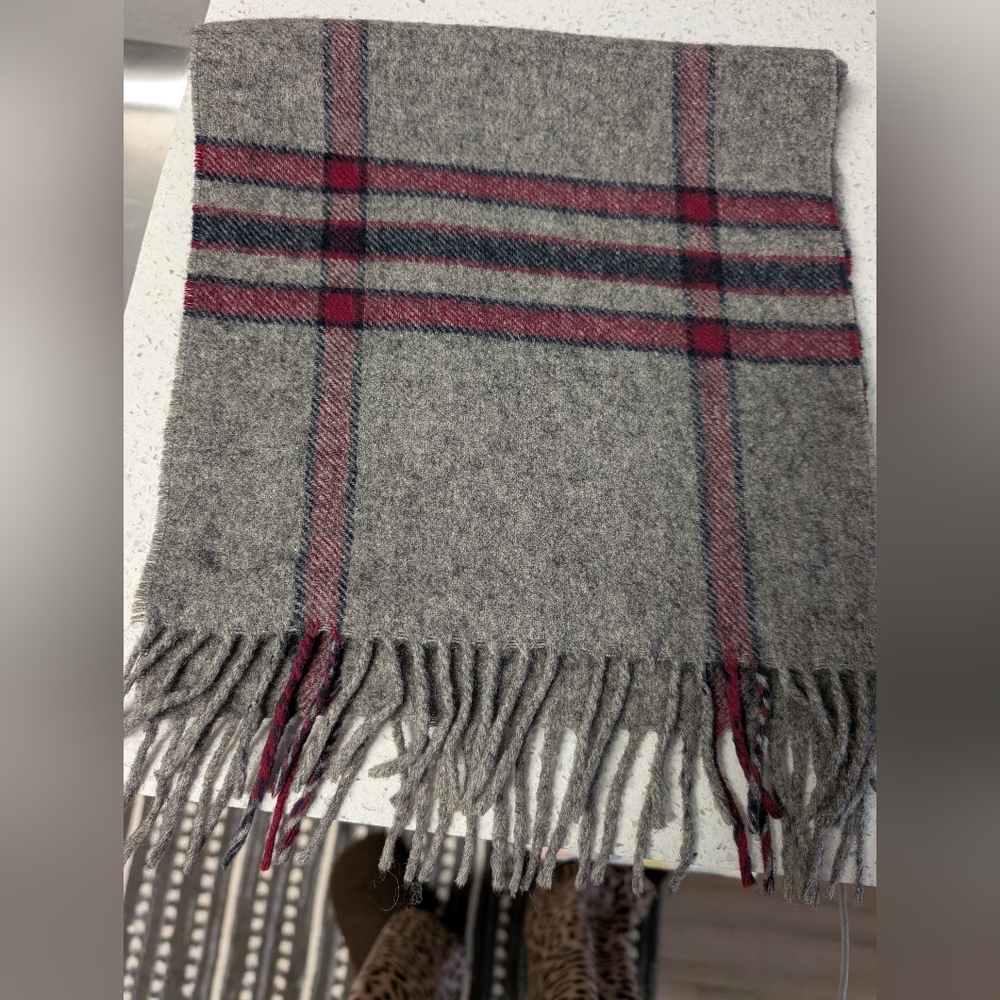 Vintage Bloomingdale's Men Wool Neck Scarf